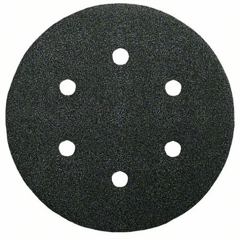 BOSCH SANDING DISC FOR STONE 150MM DIA 8 HOLES 'BLACK STONE' 1200 GRIT